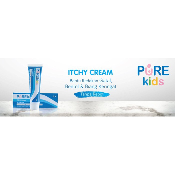 Pure Kids Itchy Cream 15gr 15 gr Krim Pereda Gatal