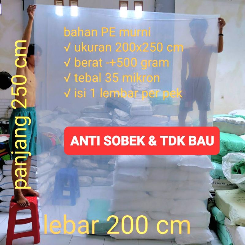 Jual Plastik Besar Bening Plastik Jumbo Transparan Plastik Bungkus