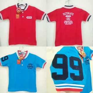 Polo Anak Vitto Kidswear Kaos lengan pendek laki cowok Polo Anak Vitto Kidswear Kaos lengan pendek laki cowok