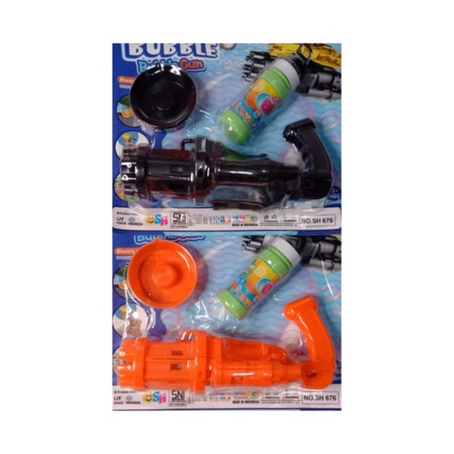 Mainan pistol Bubble Elektrik Bentuk machine SH 676