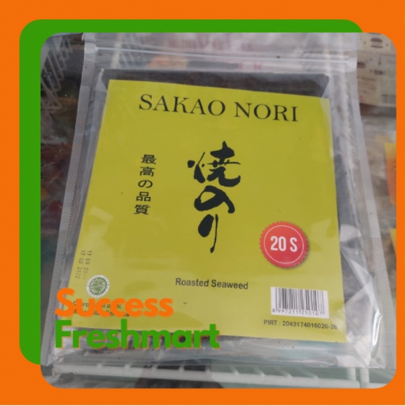 

Rumput Laut Sakao Nori isi 20