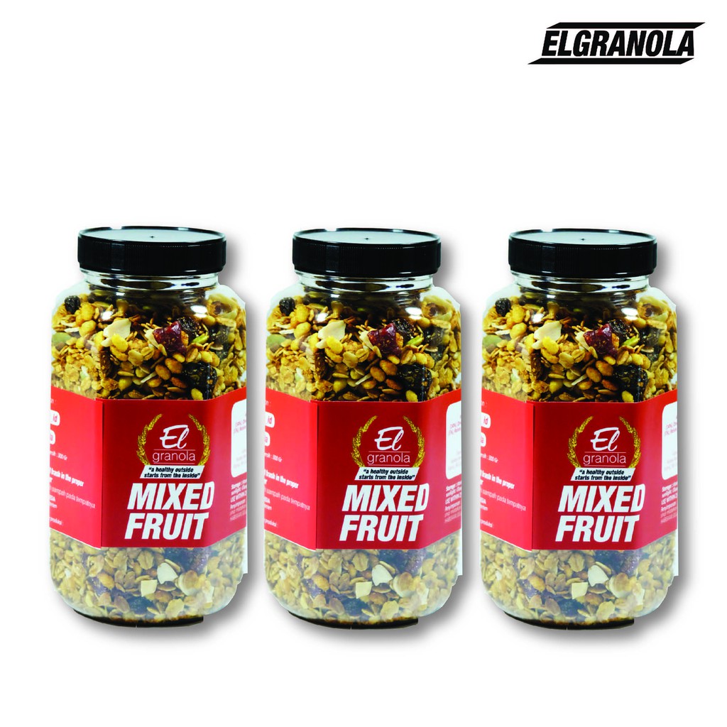 

El Granola Mixed Fruit 3 x 300 Gr