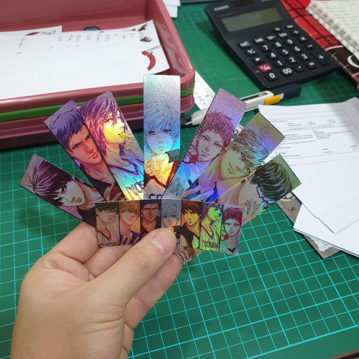 

Sticker Hologram Anime - PSH847 - kuroko basketball - set 8pcs