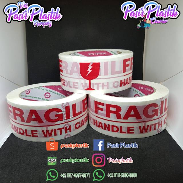 

OPP Tape "Fragile" Putih