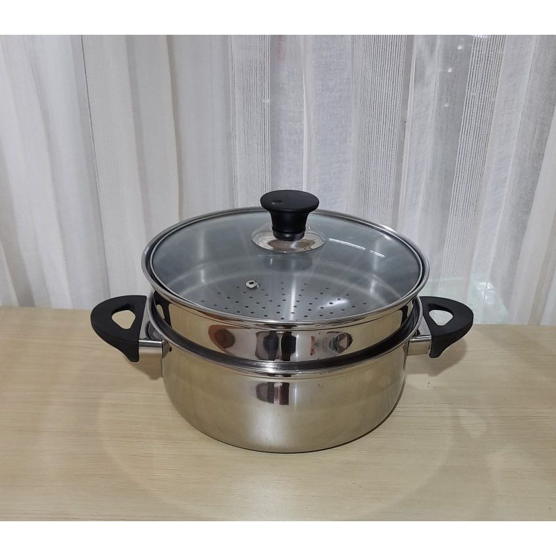 Panci Steamer Susun Dua 27 cm