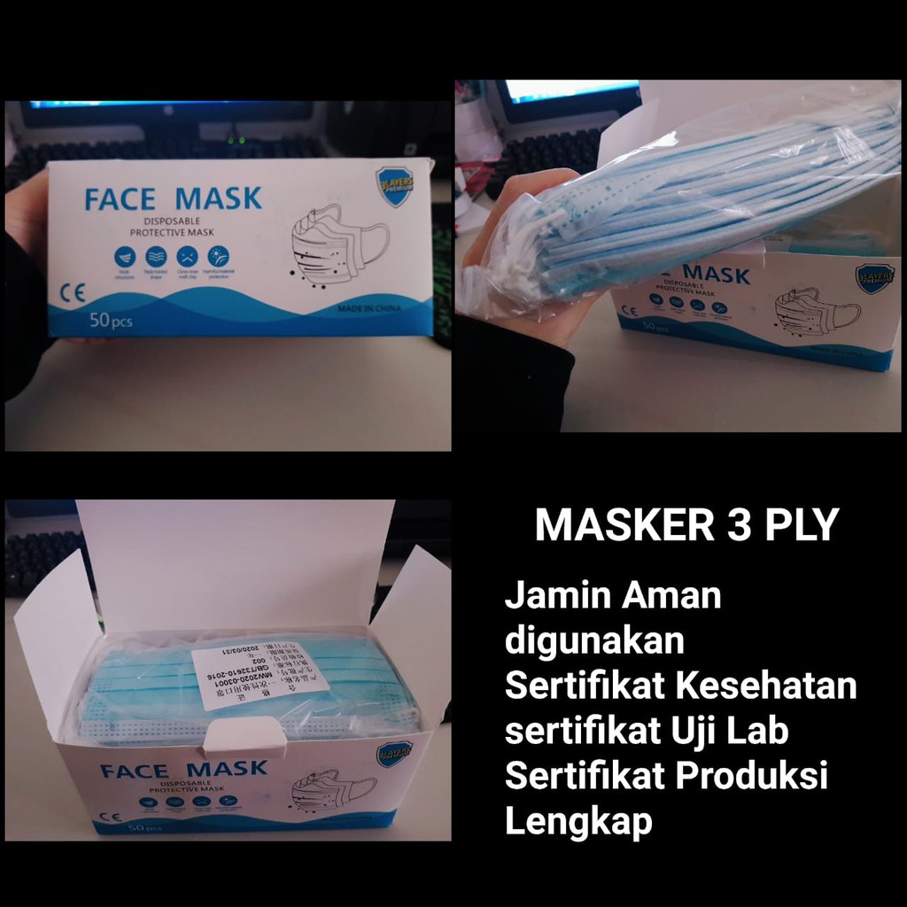 MASKER / DISPOSABLE MASK 3 PLY / MASKER 3 PLY