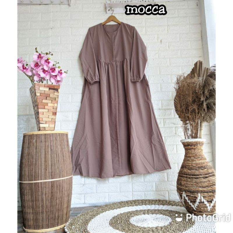 {COD}Babydol terlarisss//Lamia babydol wolfis terbaru//Gamis lamia wolfis COD//Dress COD terlarisss//COD Terlariss Terbaru-Mocca