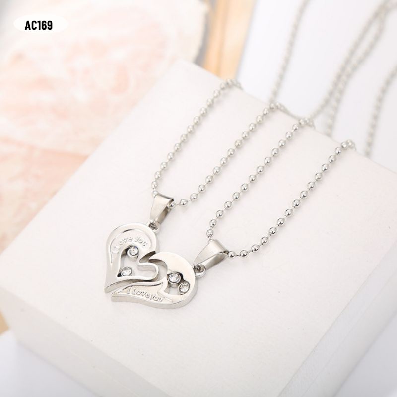 [IMPORT] AC169 - KALUNG PASANGAN I LOVE YOU AKSESORIS IMPORT KEKINIAN - 76BAGSTORE