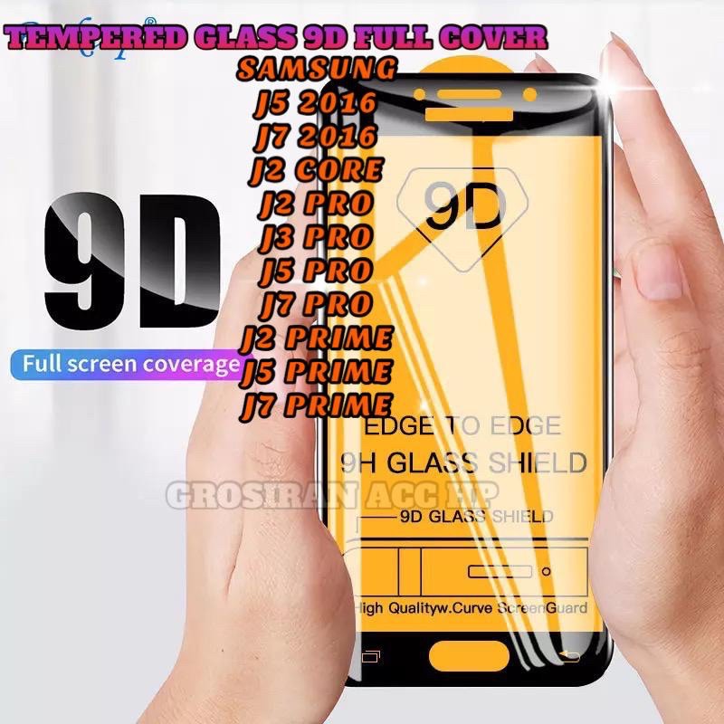 SAMSUNG J5 J7 2016 J2 CORE J2 J3 J5 J7 PRO J2 J5 J7 PRIME Tempered Glass full lem 5D 9D Full Cover