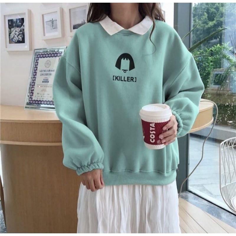 KILLER SWEATER OVERSIZE-SWEATER WANITA-PAKAIAN WANITA