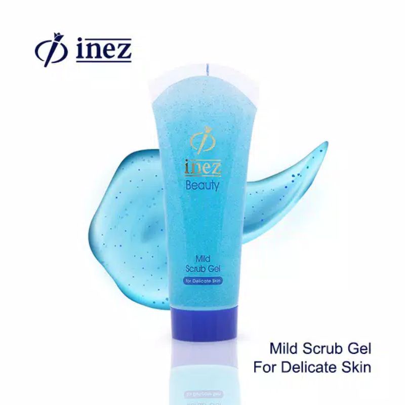 INEZ Mild Scrub Gel for Delicate Skin / Peeling Wajah Untuk Kulit Kering