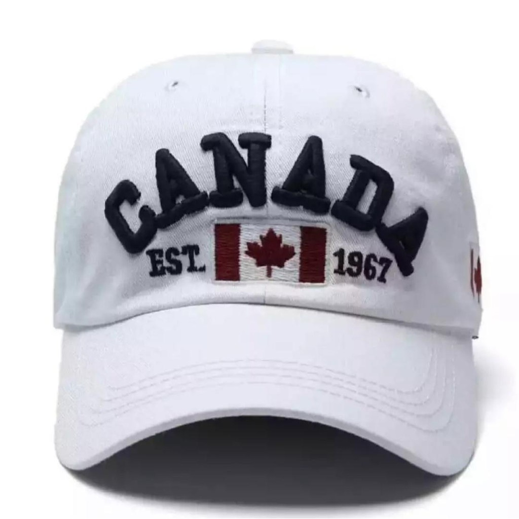 TOPI CANADA / TOPI BASEBALL / PRIA WANITA / TOPI GAUL KEKINIAN TERLARIS (COD)