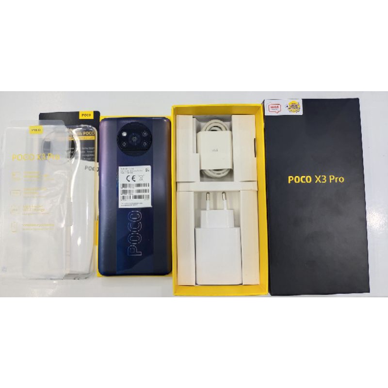 Xiaomi Poco X3 Pro Gray 6/128 Second Super Like New 99,9% Garansi Resmi Xiaomi Indonesia