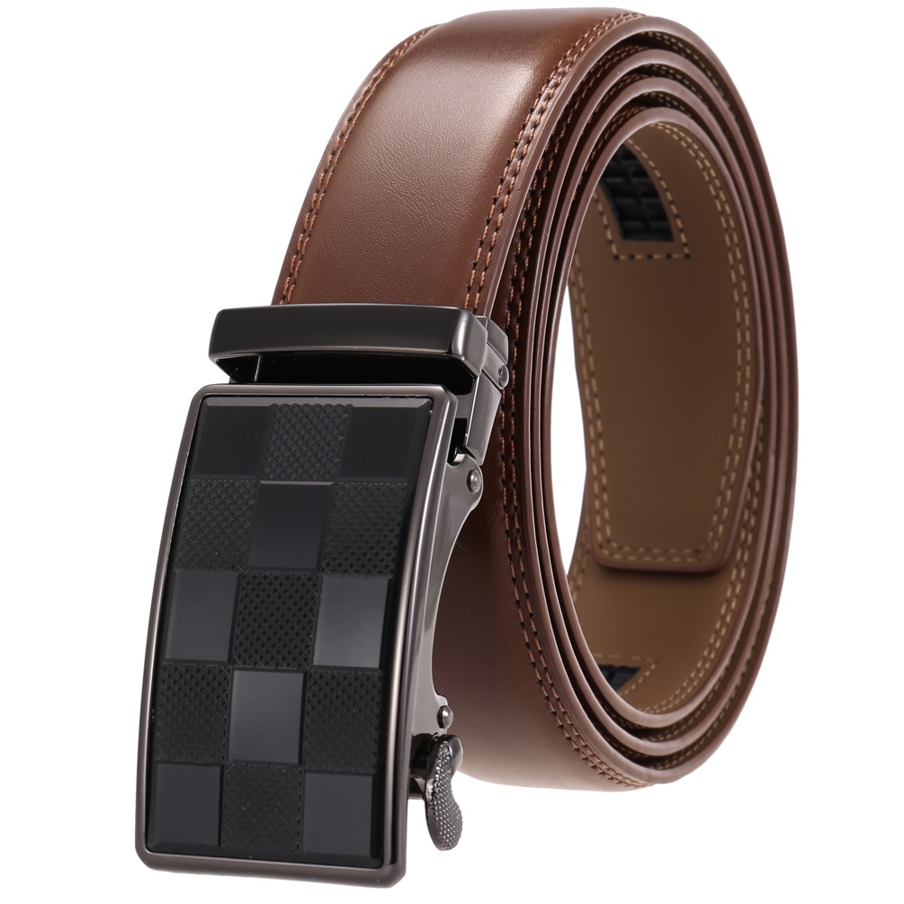 Ikat Pinggang Kulit Original Pria Sabuk Cowok Keren Import Fashion Gesper Pria Model Rell Otomatis B