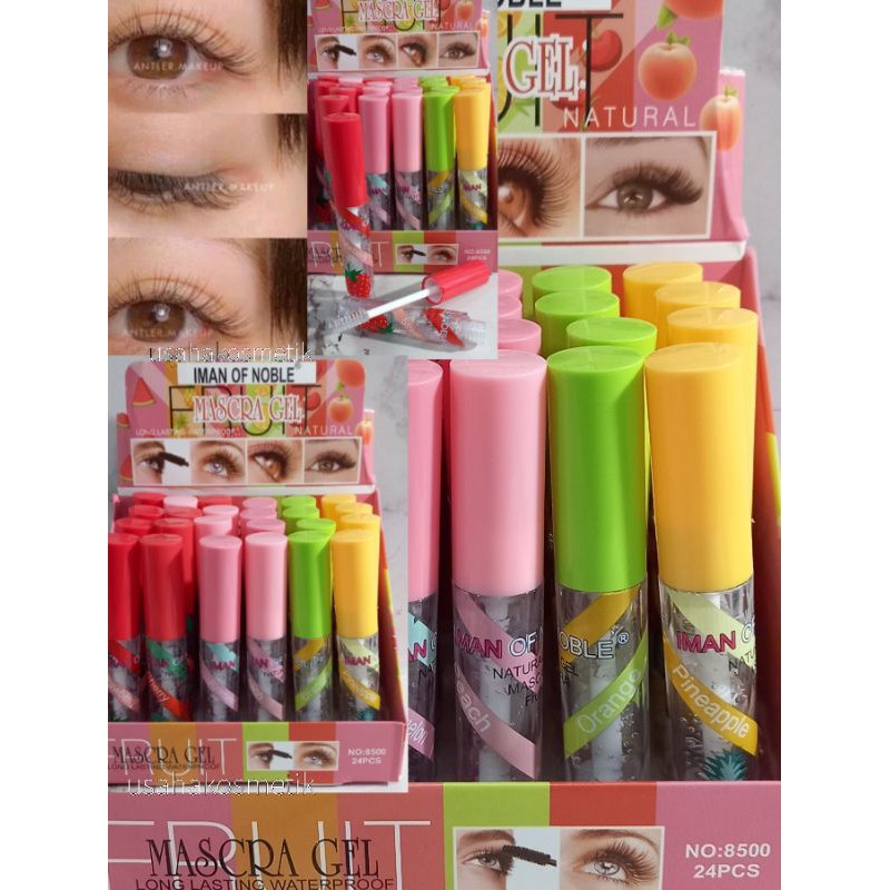 PROMO HOT!!! PERPCS MASCARA GEL LONGLASTING WATERPTOOF HARUM FRUIT NO.8500