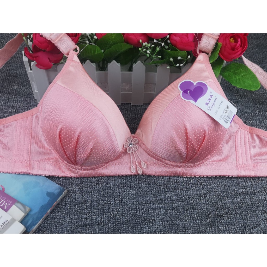 Bra/BH Import - Seri 8986 CUP B Busa Tipis Kain Lembut