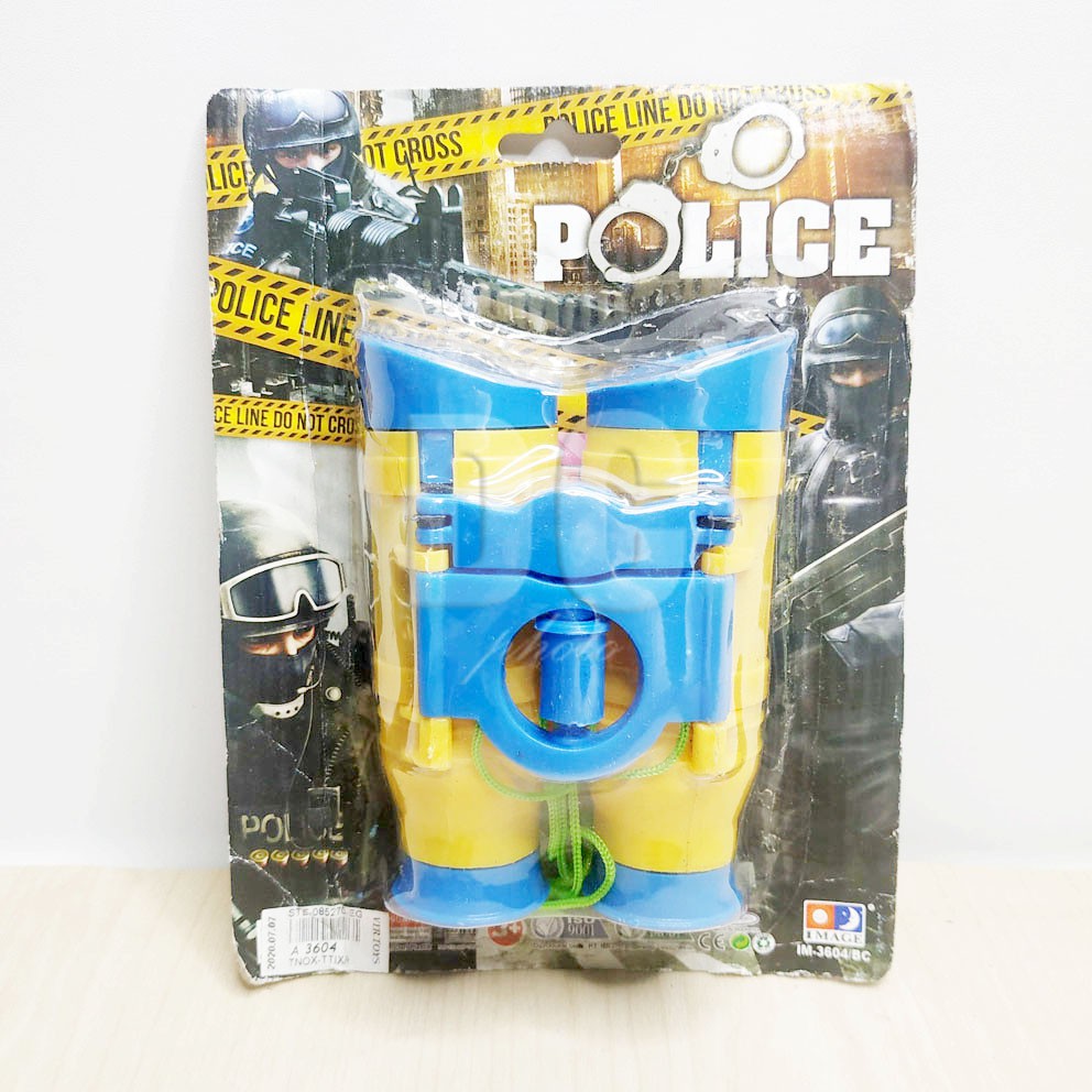 Justice League Police Shooter Binocular Mainan Teropong Superhero Mini Zoom Telescope