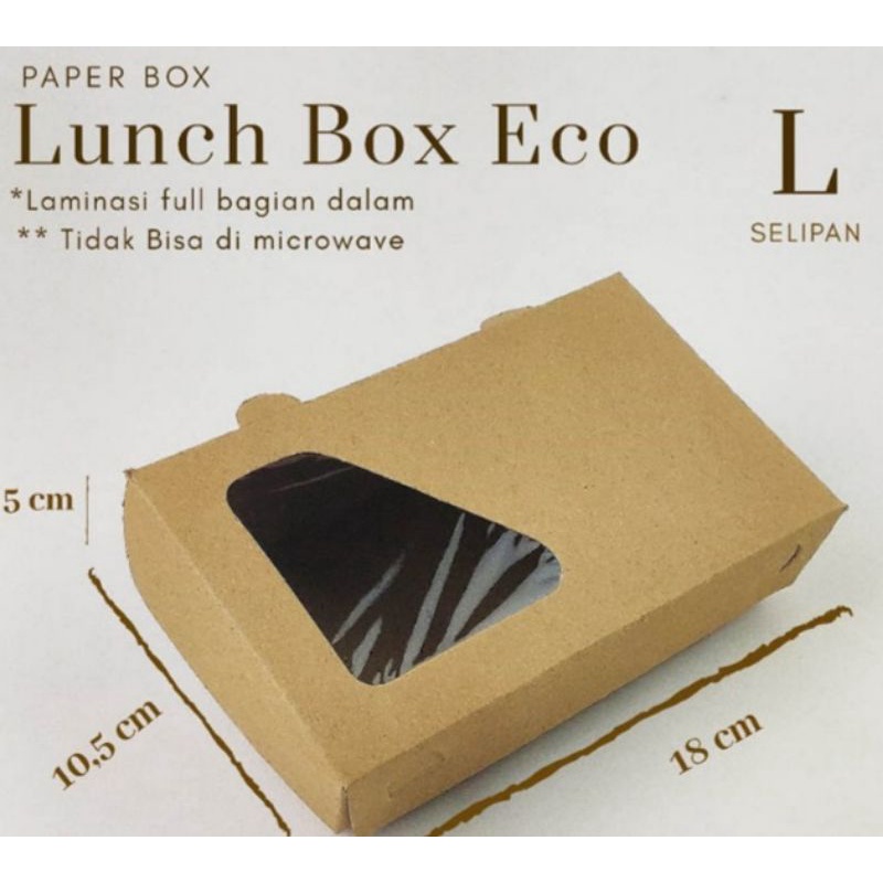 Box Eco Lunch 1Pack isi 20pc