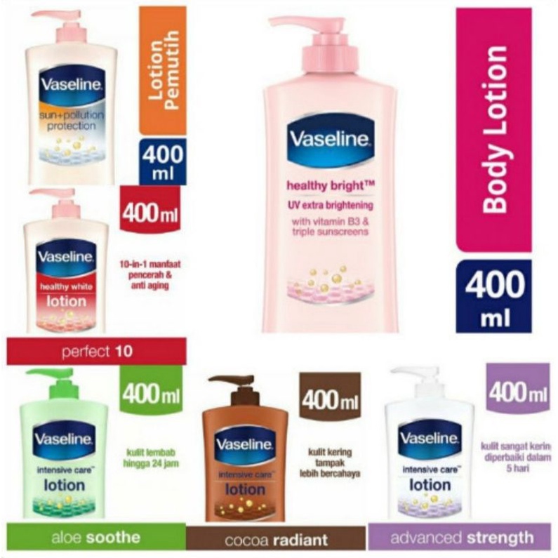 Vaseline Hand&Body Lotion 400ml