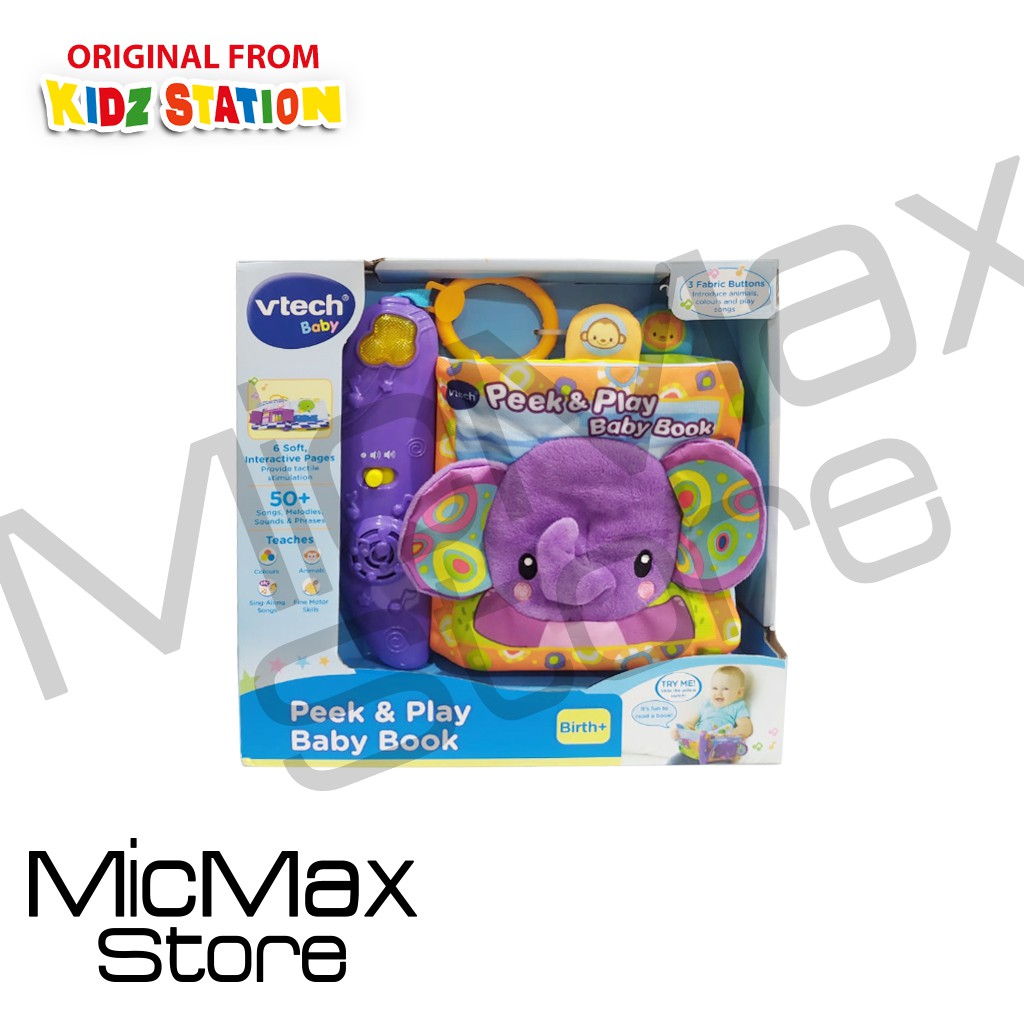 Vtech Baby Peek & Play Baby Book Gajah Elephant