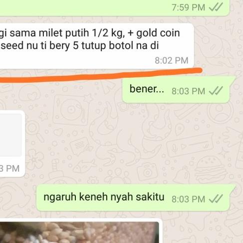 ⅎ VIEN MIX SEED Pakan Branjangan/Kenari/finch ♕