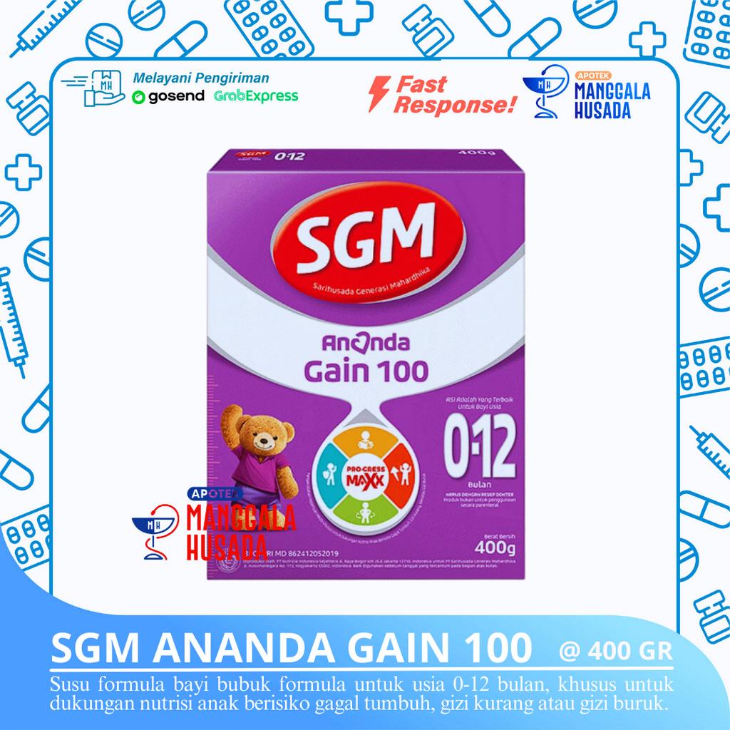 SGM ANANDA GAIN 100 USIA 0 - 12 BULAN @ 400 GRAM