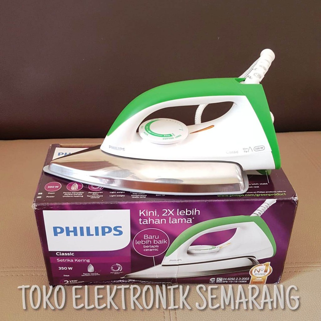 SETRIKA LISTRIK PHILIPS DRY IRON HD 1173