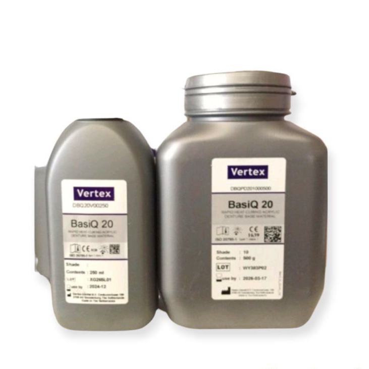 Paket powder dan liquid vertex basiq 20 (Heat curing)