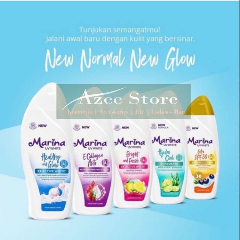MARINA UV WHITE HAND BODY LOTION 185ML