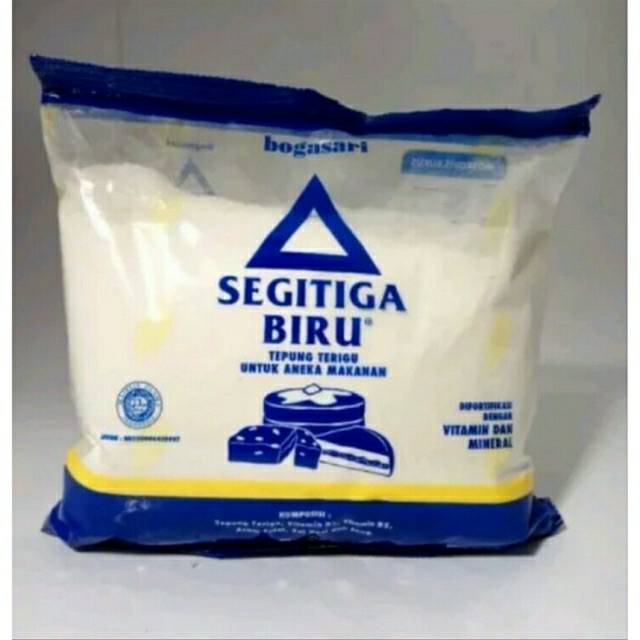 

Tepung terigu segitiga biru kemasan 500gr