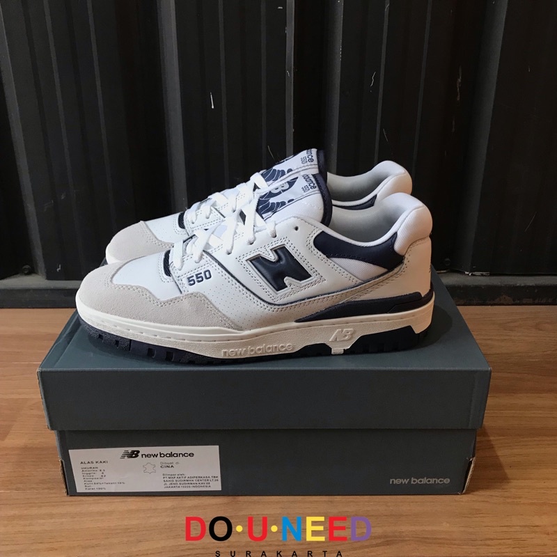 New Balance 550WA1 550 White Team Navy