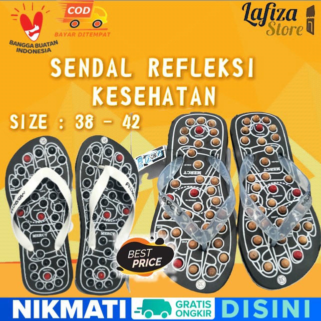 Sendal Jepit Refleksi Kesehatan Dirumah - Sandal Rheumatik - Sandal Terapi stroke - Refleksi Sandal Reumatik - bisa bayar di tempat