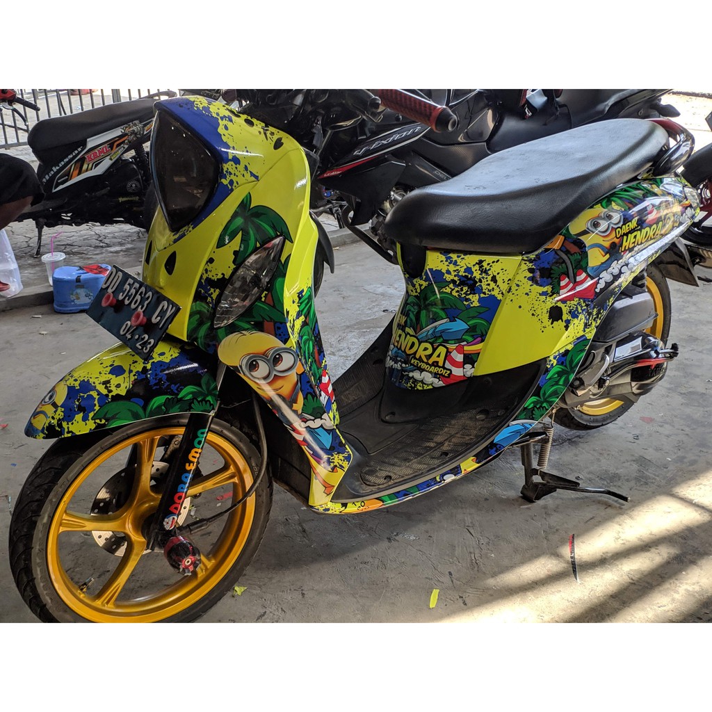 Stiker Fino Decal Full Body Premium Minion Yellow Kuning DNKZ