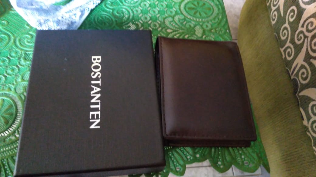 Original BOSTANTEN Dompet Pria Kulit PU Lipat Versi Pendek 