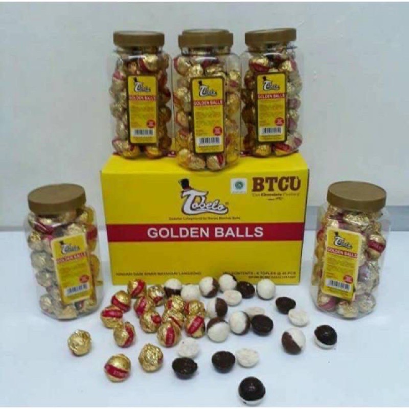 Tobelo golden ball coklat bola