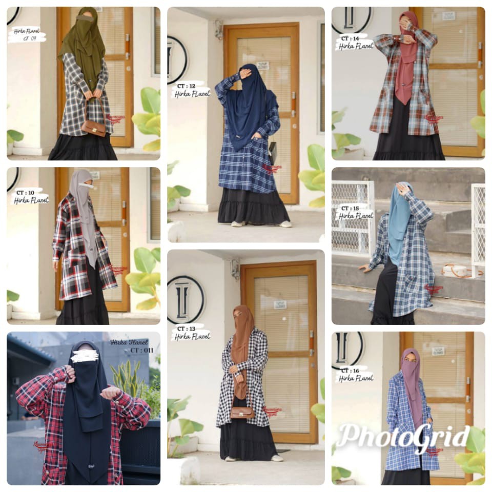 OUTER HIRKA FLANEL TERLARIS By Khumaira Syari