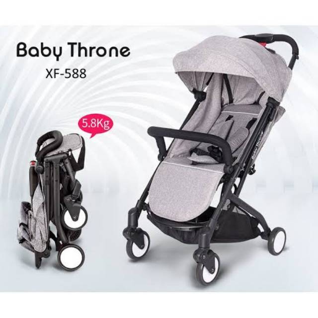 Baby throne original stroller kereta dorong bayi multi fungsi Praktis Dorongan bayi Premium