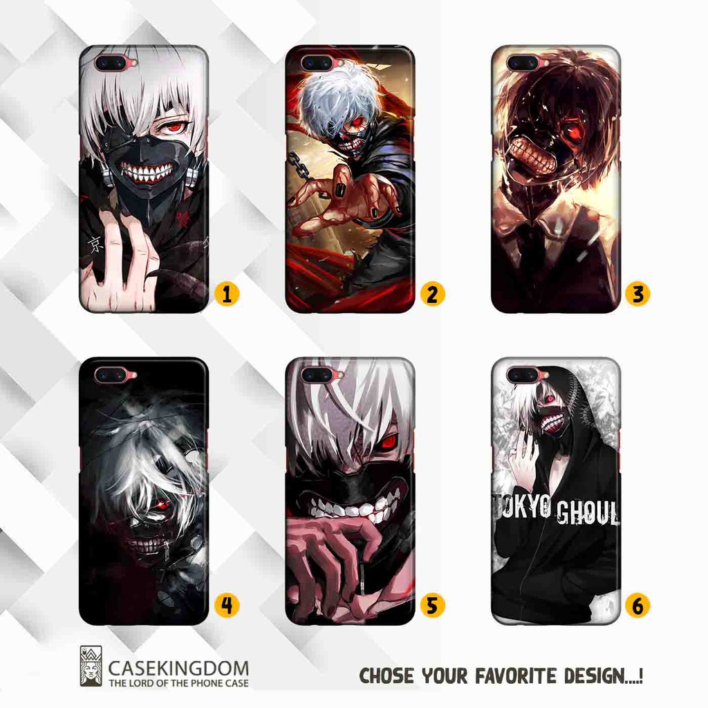 Premium Custom Case Oppo A3s Tokyo Ghoul Anime Casing Hardcase Full Print B2