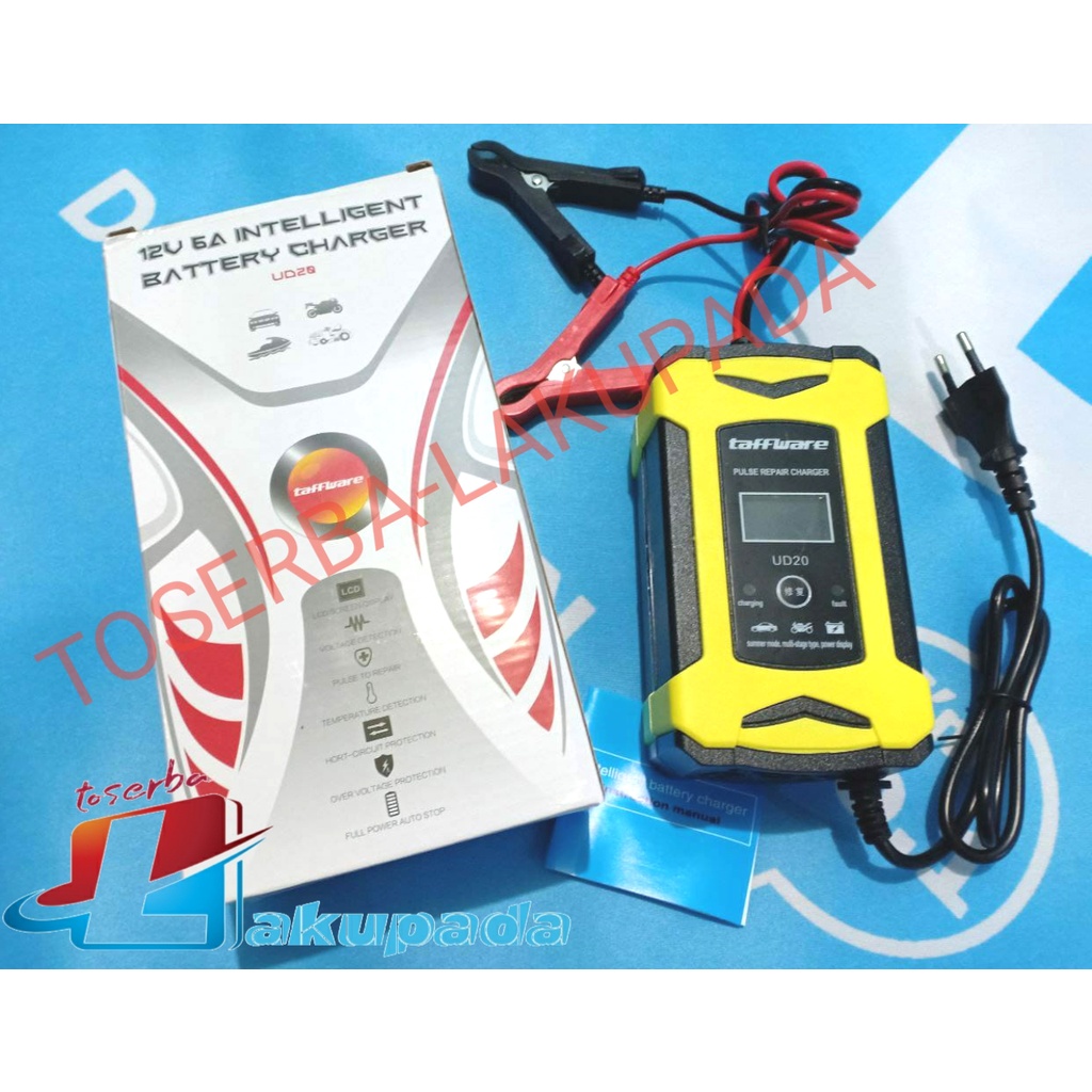 Taffware Intelligent Battery Charger Aki Mobil 12V 6A