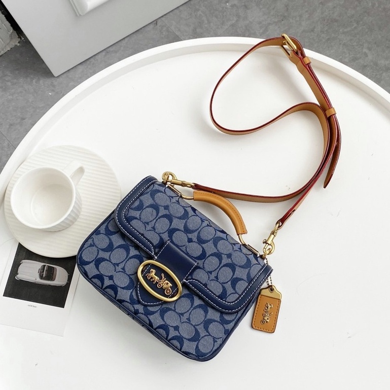 Coach 3630 Ladies Handbag Shoulder Bag Crossbody Small Square Bag  djb