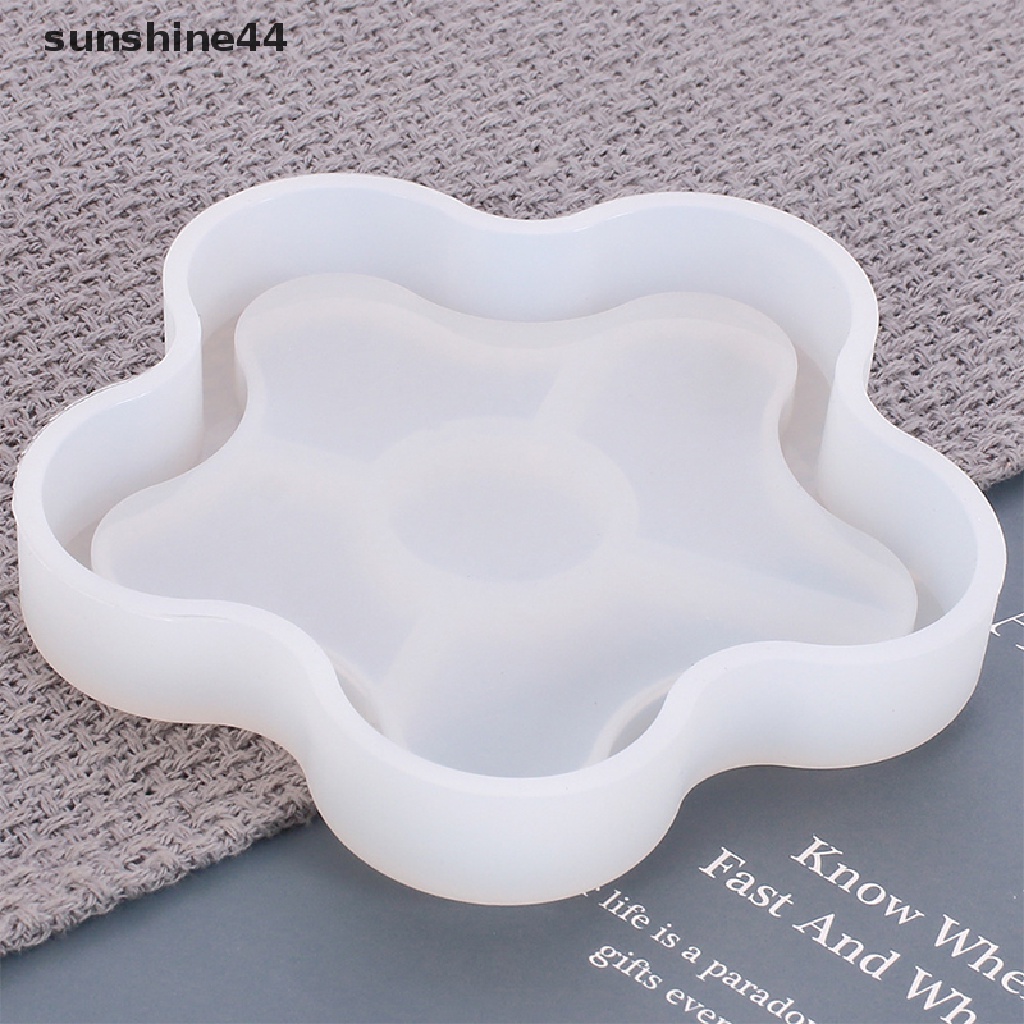 Sunshine Cetakan Resin DIY Bahan Silikon Untuk Dekorasi Rumah / Taman