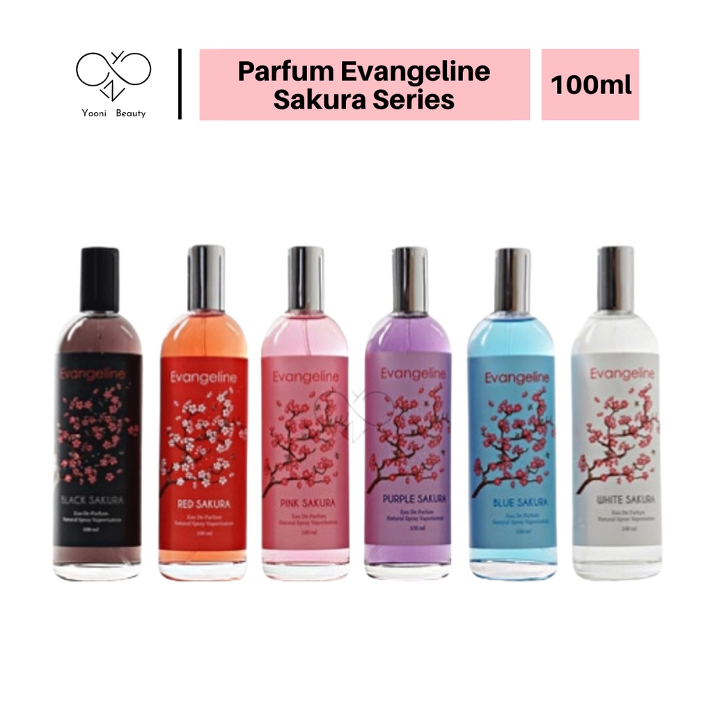 Evangeline Parfum Wanita Murah Sakura Series Original Tahan Lama / Parfum Evangeline Black Sakura