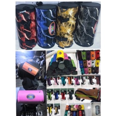 Tas bulat/tas tabung/tas aksesories pengendara motor