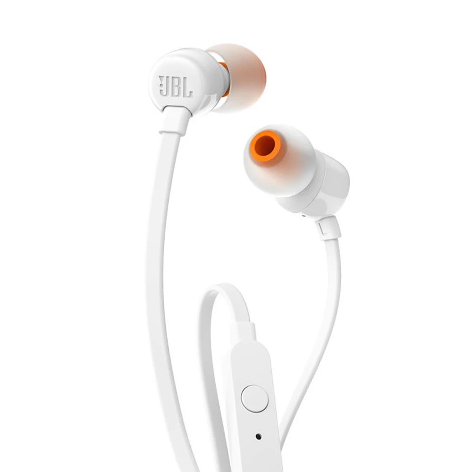 Jbl T110 Headset Earphone Earbuds Sport Musik Stereo Deep Bass Kabel Jack 3.5mm Dengan Mic