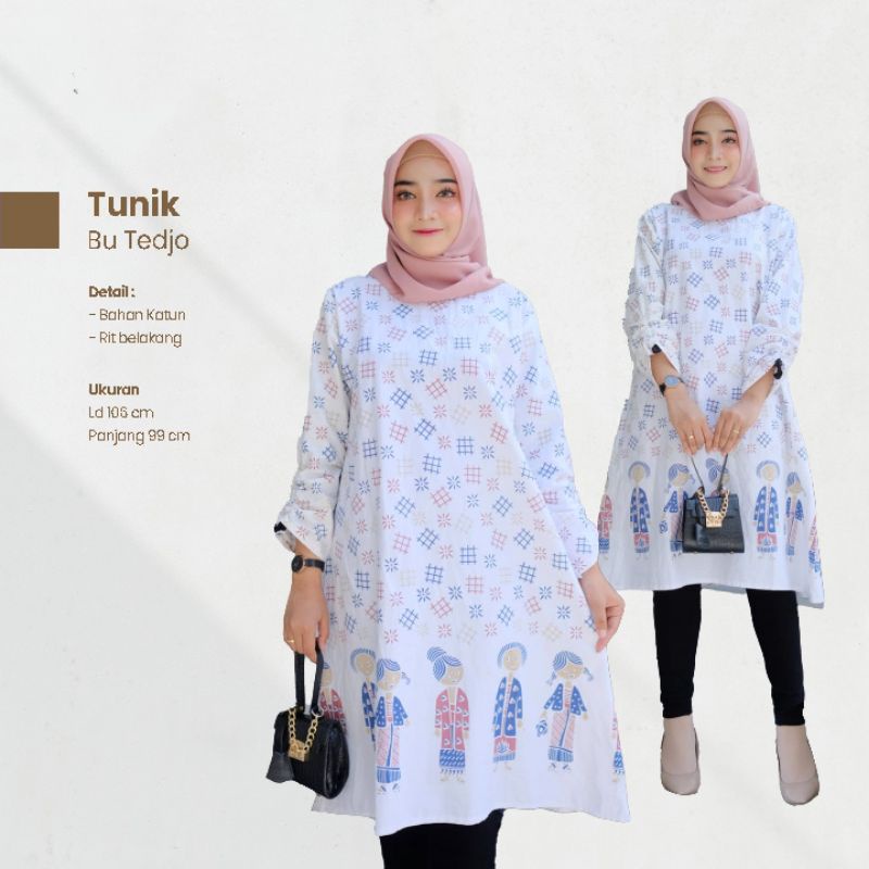 Tunik Batik Motif Bu Tedjo- Naira Batik