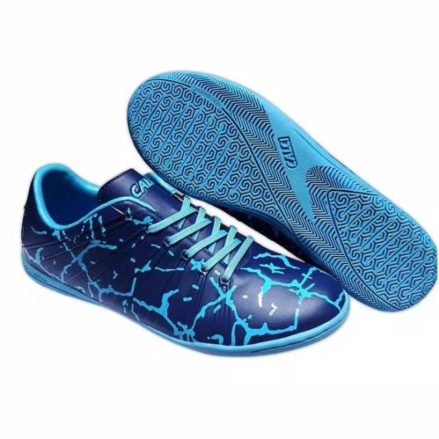 Sepatu Futsal Murah Berkualitas CALCI MAGMA Navy Blue