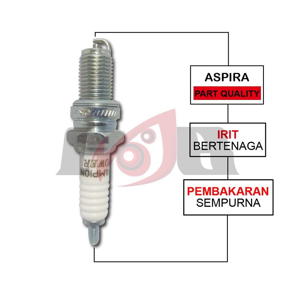 PA7HC Busi Aspira Motor Tiger Mega GL Pro Scorpio Thunder 250 CB100