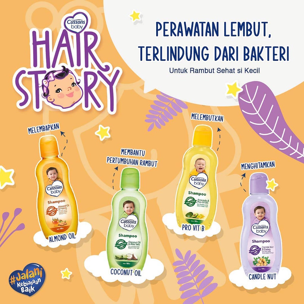 Cussons Baby Powder Shampoo-Baby Shower-Sampo Bayi-Bedak Bayi-Perlengkapan (VHI)