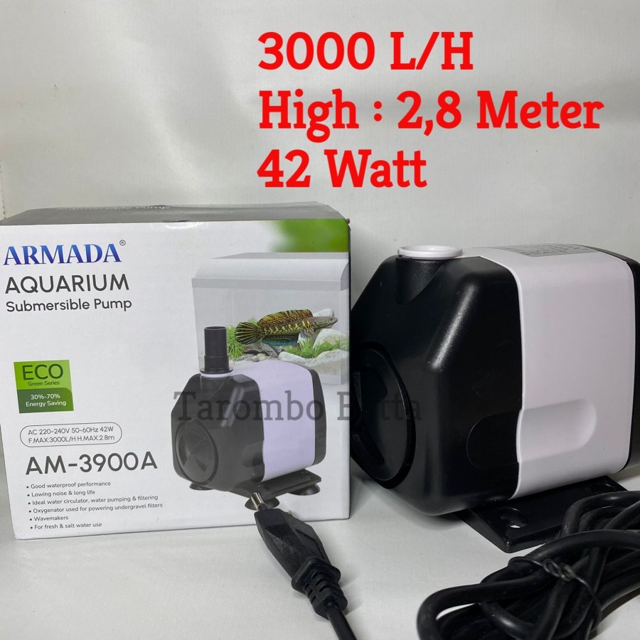 GINGA GA 3900 - Pompa Air Celup Kolam Ikan Aquarium Aquascape GA3900