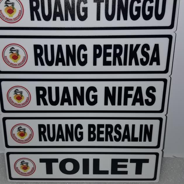 

Hot! SIGN LABEL ACRYLIC SIGN BOARD PAKET PAPAN NAMA 5X20 Keren .. ..